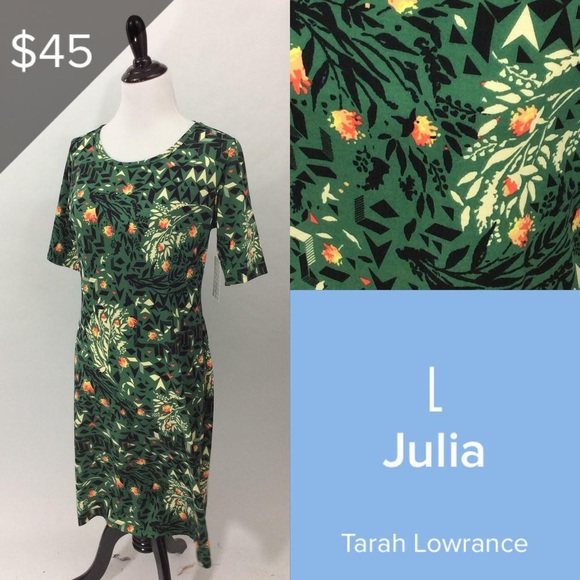 LuLaRoe Julia Dress - Picture 1 of 2
